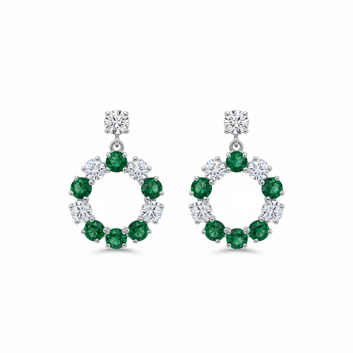 Circular Wreath Earrings