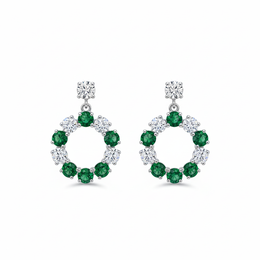Circular Wreath Earrings