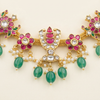 Close-up of necklace details