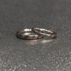 silver couple ring set