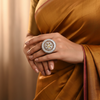 CZ Dome Ring - Lifestyle Model Wear