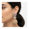 CZ Jhumka Pink - Model