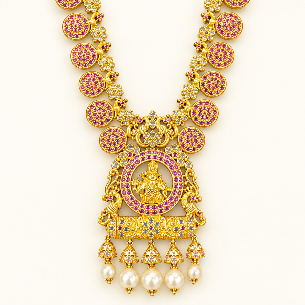 Deity pendant close-up