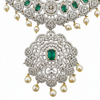 Diamond Finish Emerald Long Haram - Detail