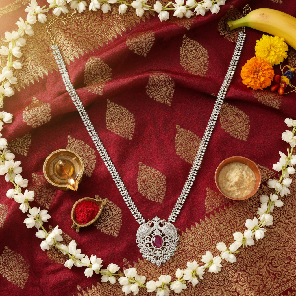 Diamond Long Haram Flat Lay Cultural Context