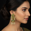 Double-tier Jhumka - Woman Model