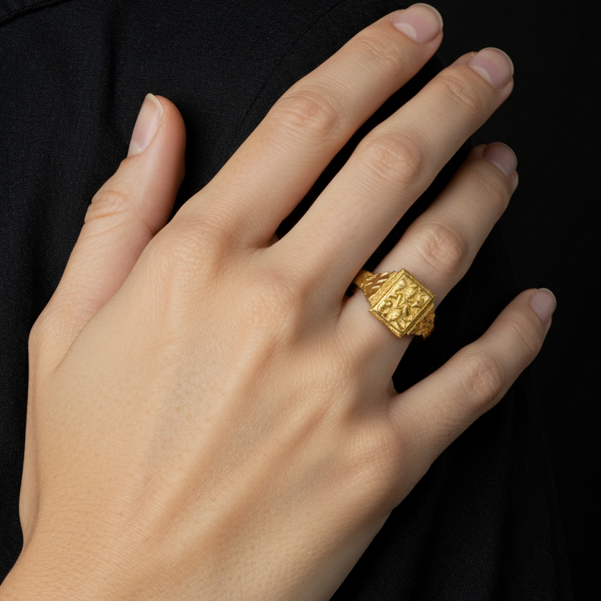 Panchaloha Sri Hanuman Ji Ring