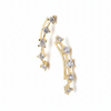 Ear cuffs white background