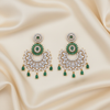 Emerald Chandbali - Flat Lay