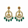 Emerald Chandbali White