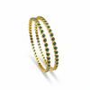 Emerald Green Bangles Shadow