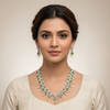 Emerald Long Haram - Model Wearing