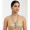 Emerald Necklace Set - Model Display