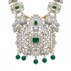 Emerald Pendant White BG