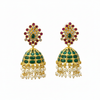 Emerald Polki Jhumka