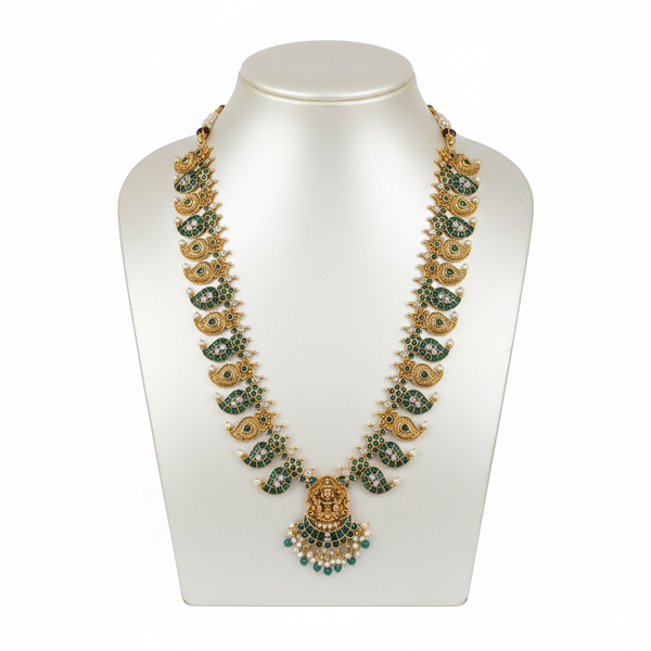 Emerald Temple Necklace Long