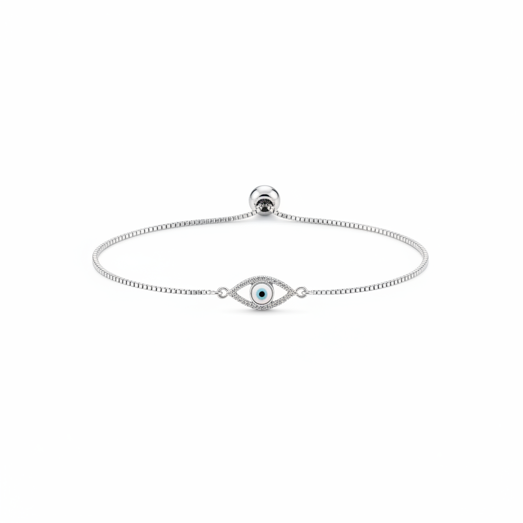 Evil Eye Bracelet - White Background