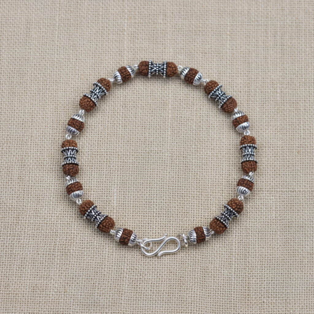 Flat Lay - Rudraksha Bracelet 8g