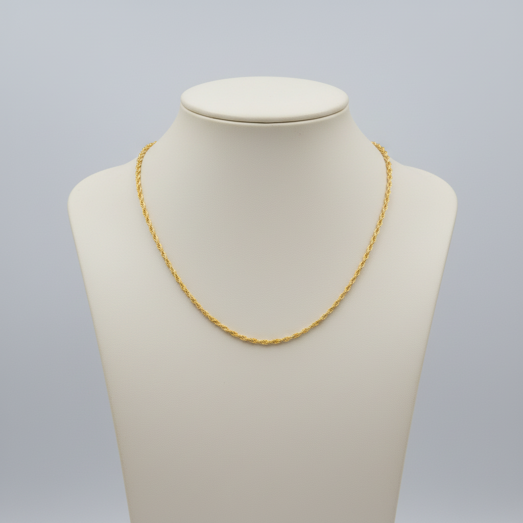 Front-facing necklace lifestyle photo