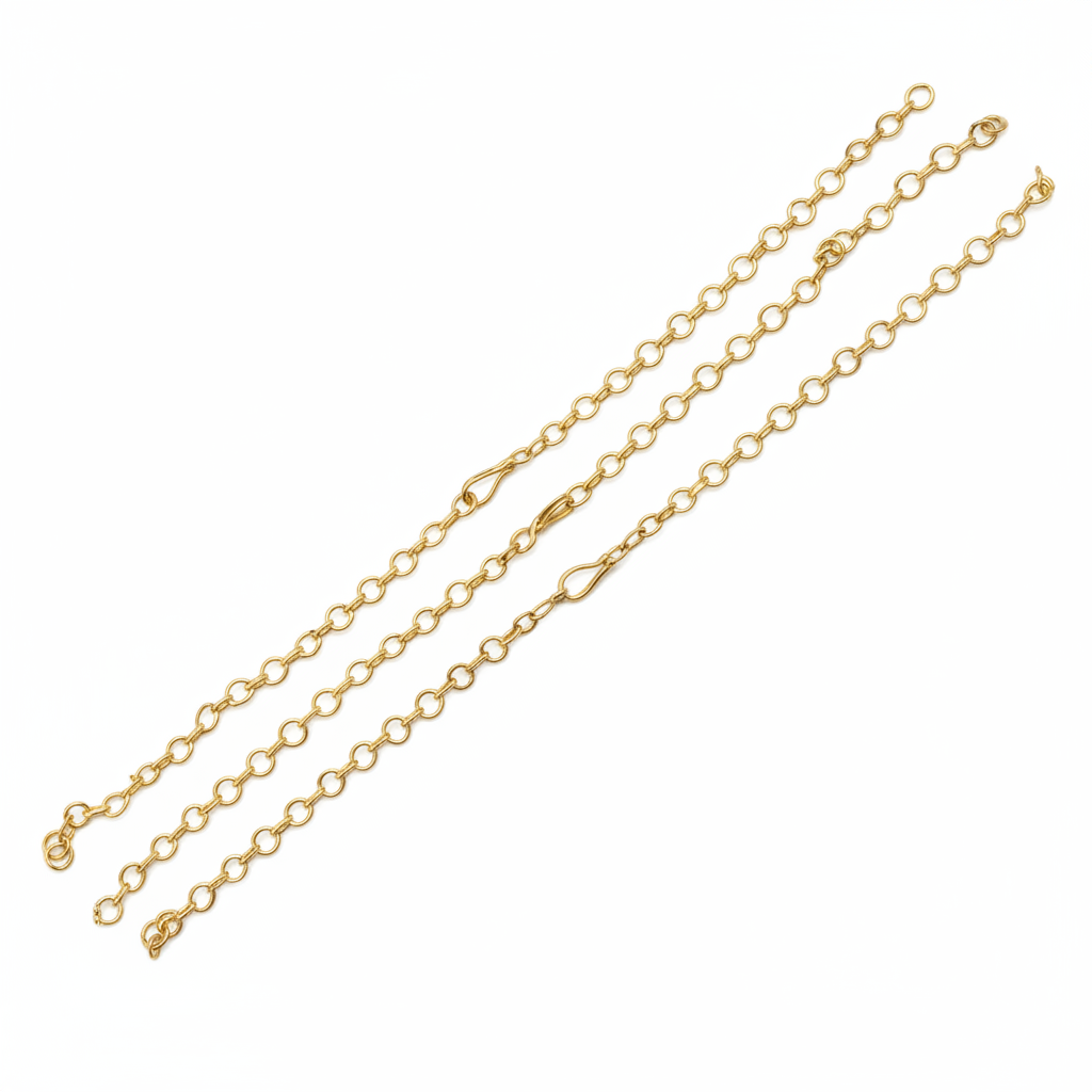 Gold Chain - White Background