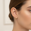Gold Huggie Earrings