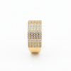 Gold Multi-Row Ring – Standing