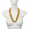 Gold Multi-Strand Coin Necklace on Mannequin