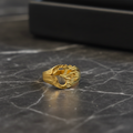 Gold Om Ring Lifestyle
