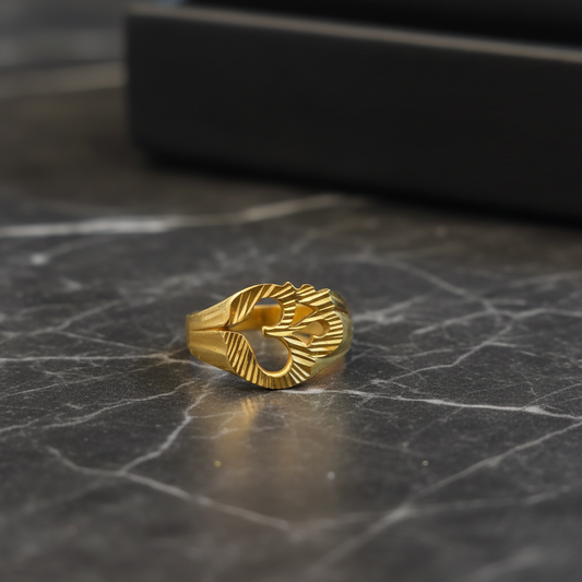 Gold Om Ring Lifestyle