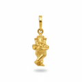 Gold Plated Ganpati Bappa Locket - White Background