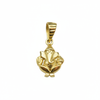 Gold Plated Lord Ganesh Locket - White Background