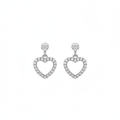 Heart Crystal Earrings
