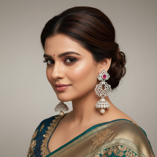 Model wear - Full Jhumka Look