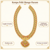 24-inch Kempu Polki mango haram specifications, earrings not included
