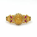 Temple Lakshmi CZ Pendant for Changeable Bangle Bracelet