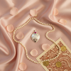 Silver Heart Pustal Pendant - Cultural Flat Lay