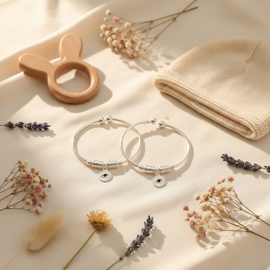 Evil Eye Baby Anklets Lifestyle Image