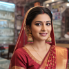 Model wearing Kempu Polki Jhumka – lifestyle editorial