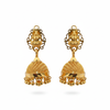 Gold Jhumka Earrings 24K Gold Plated