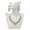 American Diamond necklace set on mannequin display