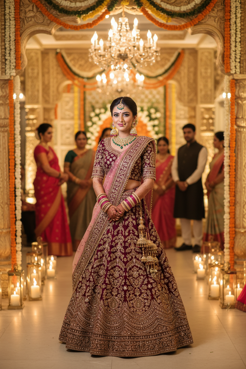 Peacock Double Jhumka - Lifestyle