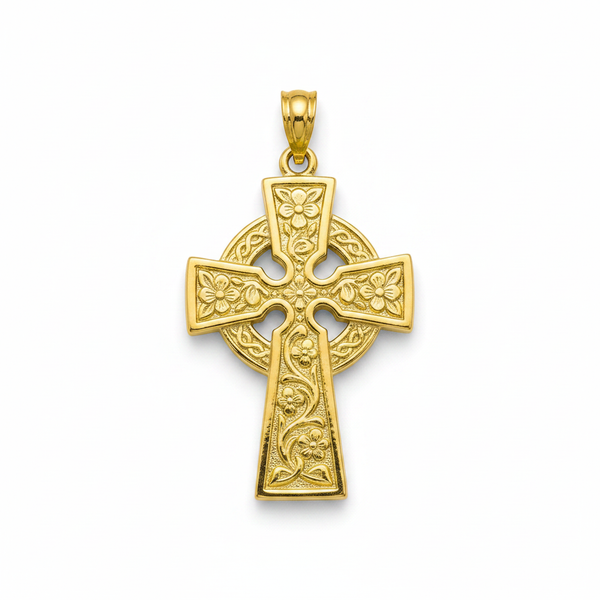 Celtic Cross Locket white background hero shot