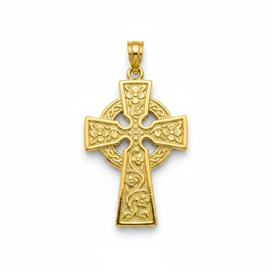 Celtic Cross Locket white background hero shot