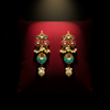 Jadau Kundan Earrings – velvet display presentation