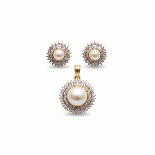 Supreme Pearl Pendant Set - Designer Jewelry | Asp Fashion Jewellery