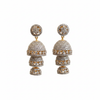 White background - Diamond Replica 3-Step Jhumki