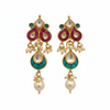 Jadau Kundan Earrings – close-up detail shot