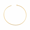 Gold Omega Hasli Necklace on white background