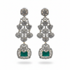 CZ Diamond Earrings Close-up – 3.5 inch