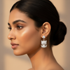 925 Silver Cute Character Crystal Earrings - Madrasi Screw